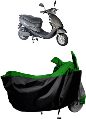 Amexride Two Wheeler Cover for Avon(E Star, Green)