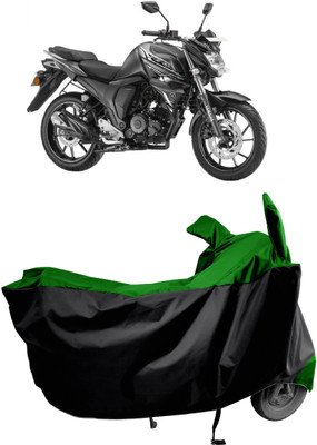 Amexride Two Wheeler Cover for Yamaha(FZ S FI (V 2.0) BS6, Green)