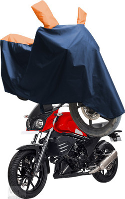 SS FOR YOUR SMART NEEDS Two Wheeler Cover for Mahindra(Mojo UT 300, Blue, Orange)