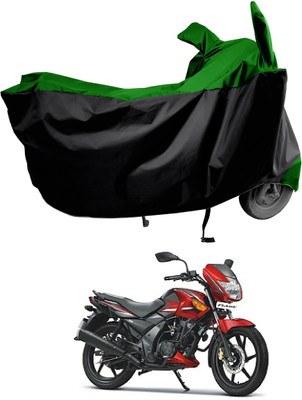 Amexride Two Wheeler Cover for TVS(Flame DS 125, Green)