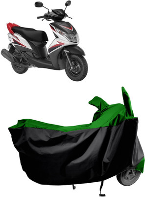 Amexride Two Wheeler Cover for Yamaha(Ray Z BS6, Green)
