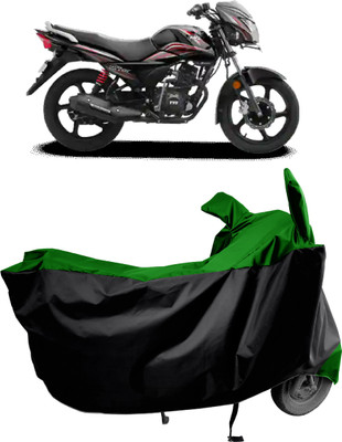 Amexride Two Wheeler Cover for TVS(Victor BS6, Green)