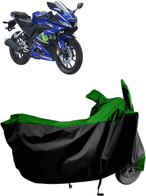 Amexride Two Wheeler Cover for Yamaha(YZF R15 V3 Moto GP Edition BS6, Green)