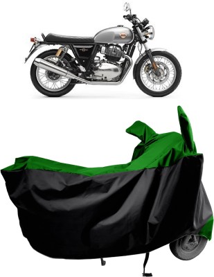 Amexride Two Wheeler Cover for Royal Enfield(Interceptor 650, Green)