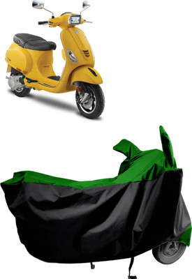 Amexride Two Wheeler Cover for Piaggio(Vespa SXL 150, Green)