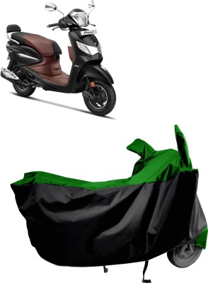 Amexride Two Wheeler Cover for Hero(Pleasure Plus, Green)