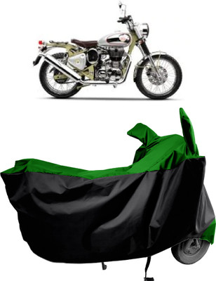 Amexride Two Wheeler Cover for Royal Enfield(Bullet Trials 500, Green)