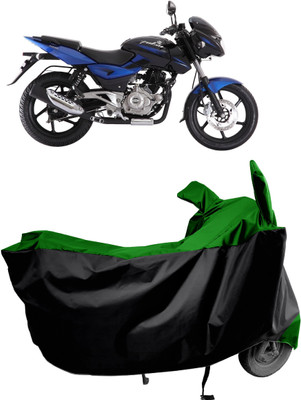 Amexride Two Wheeler Cover for Bajaj(Pulsar 180 DTS-i, Green)