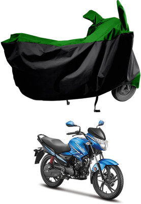 Amexride Two Wheeler Cover for Hero(Glamour FI, Green)