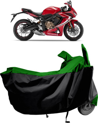 Amexride Two Wheeler Cover for Honda(CBR650R, Green)