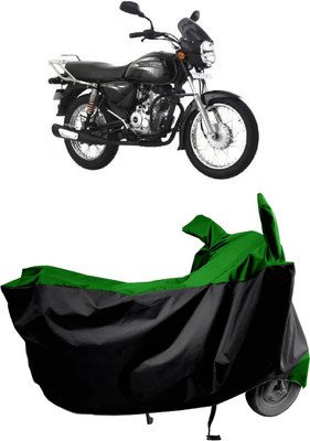 Amexride Two Wheeler Cover for Bajaj(Boxer, Green)