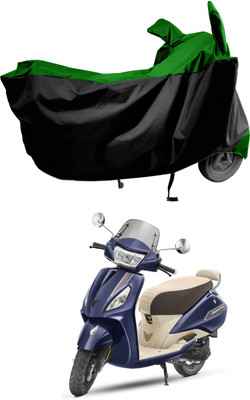 Amexride Two Wheeler Cover for TVS(Jupiter classic, Green)