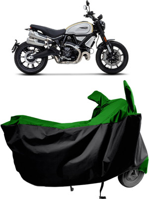 Amexride Two Wheeler Cover for Ducati(Scrambler 1100, Green)