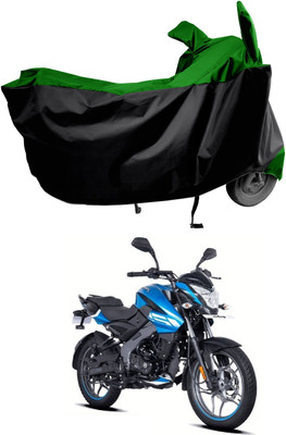 Amexride Two Wheeler Cover for Bajaj(Pulsar NS125 BS6, Green)