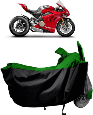 Amexride Two Wheeler Cover for Ducati(Panigale, Green)