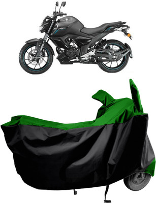 Amexride Two Wheeler Cover for Yamaha(FZ S V3 BS6, Green)
