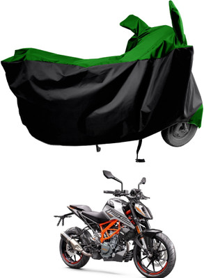 Amexride Two Wheeler Cover for KTM(125 Duke, Green)