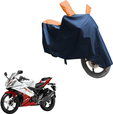 SS FOR YOUR SMART NEEDS Two Wheeler Cover for Yamaha(YZF R15 Ver 2.0, Blue, Orange)