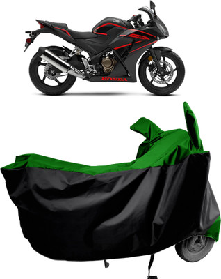 Amexride Two Wheeler Cover for Honda(CBR300R, Green)