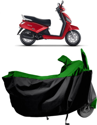 Amexride Two Wheeler Cover for Mahindra(Gusto BS6, Green)