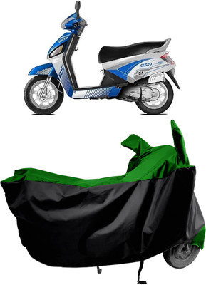 Amexride Two Wheeler Cover for Mahindra(Gusto Electric BS6, Green)