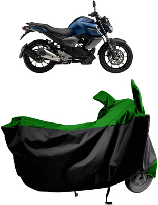 Amexride Two Wheeler Cover for Yamaha(FZ S FI New, Green)
