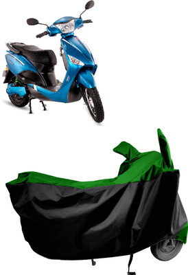 Amexride Two Wheeler Cover for Hero Electric(Electric Optima Plus, Green)