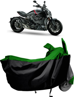 Amexride Two Wheeler Cover for Ducati(XDiavel, Green)