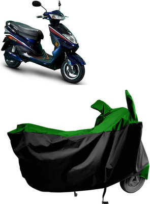Amexride Two Wheeler Cover for Okinawa(Ridge Plus, Green)