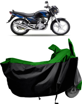 Amexride Two Wheeler Cover for Yamaha(Alba, Green)