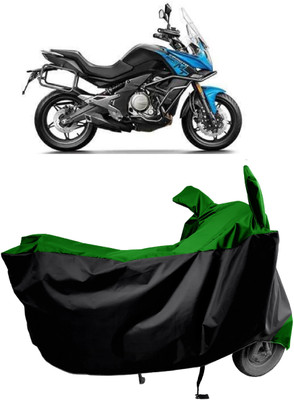 Amexride Two Wheeler Cover for CFMoto(650MT, Green)