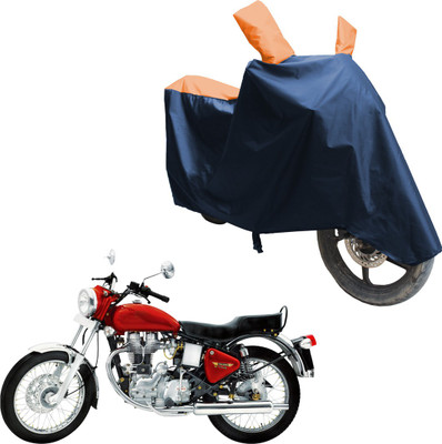SS FOR YOUR SMART NEEDS Two Wheeler Cover for Royal Enfield(Electra 5S, Blue, Orange)