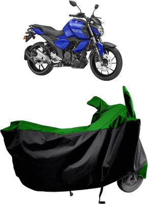 Amexride Two Wheeler Cover for Yamaha(FZ FI BS6, Green)