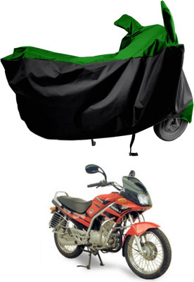 Amexride Two Wheeler Cover for Kinetic(GF Lazer, Green, Black)