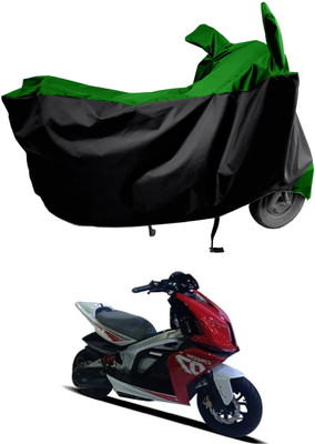 Amexride Two Wheeler Cover for TVS(Creon, Green)