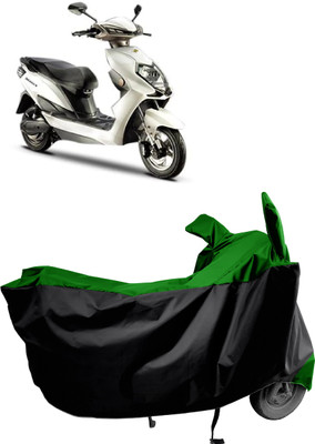 Amexride Two Wheeler Cover for Evolet(Derby, Green)