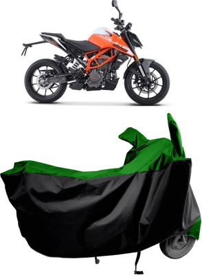 Amexride Two Wheeler Cover for KTM(125 Duke BS6, Green)