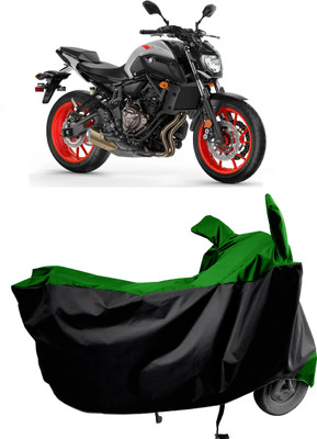 Amexride Two Wheeler Cover for Yamaha(MT 07 BS6, Green)