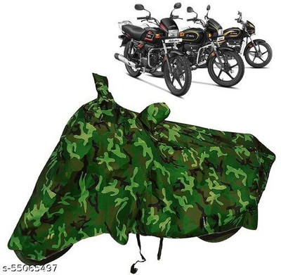 TEINSTORE Waterproof Two Wheeler Cover for Honda(Splendor PRO, Green)