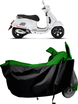 Amexride Two Wheeler Cover for Vespa(GTS Super 125, Green)