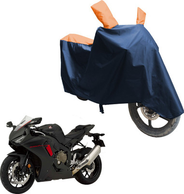 SS FOR YOUR SMART NEEDS Two Wheeler Cover for Honda(CBR1000RR Fireblade, Blue, Orange)