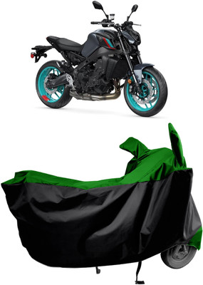 Amexride Two Wheeler Cover for Yamaha(MT 9, Green)