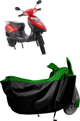 Amexride Two Wheeler Cover for Hero Electric(Electric Flash, Green)