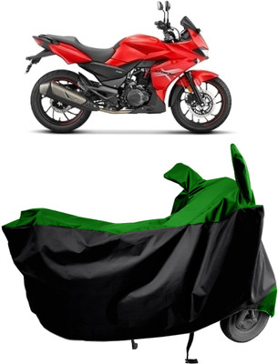 Amexride Two Wheeler Cover for Hero(Xtreme 200S, Green)