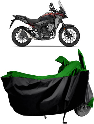 Amexride Two Wheeler Cover for Honda(CB 500, Green)