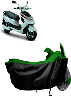 Amexride Two Wheeler Cover for Okinawa(Ridge, Green)