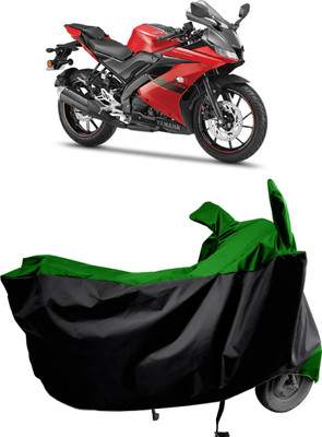 Amexride Two Wheeler Cover for Yamaha(YZF-R15 V3 New BS6, Green)