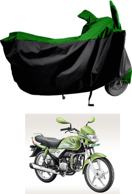 Amexride Two Wheeler Cover for Hero(HF Deluxe Eco, Green)