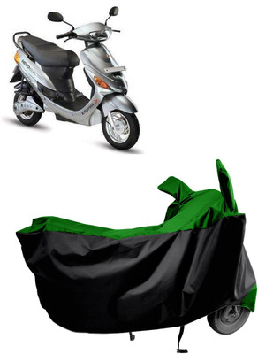 Amexride Two Wheeler Cover for Hero Electric(E Sprint, Green)