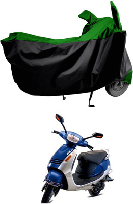 Amexride Two Wheeler Cover for Kinetic(Nova, Green)